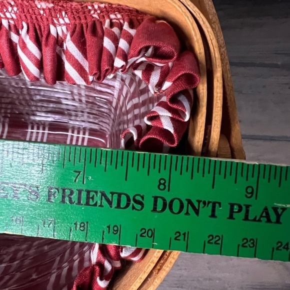 Longaberger Vintage Christmas Collection 1998 Edition Glad Tidings Basket Combo. - Picture 6 of 13